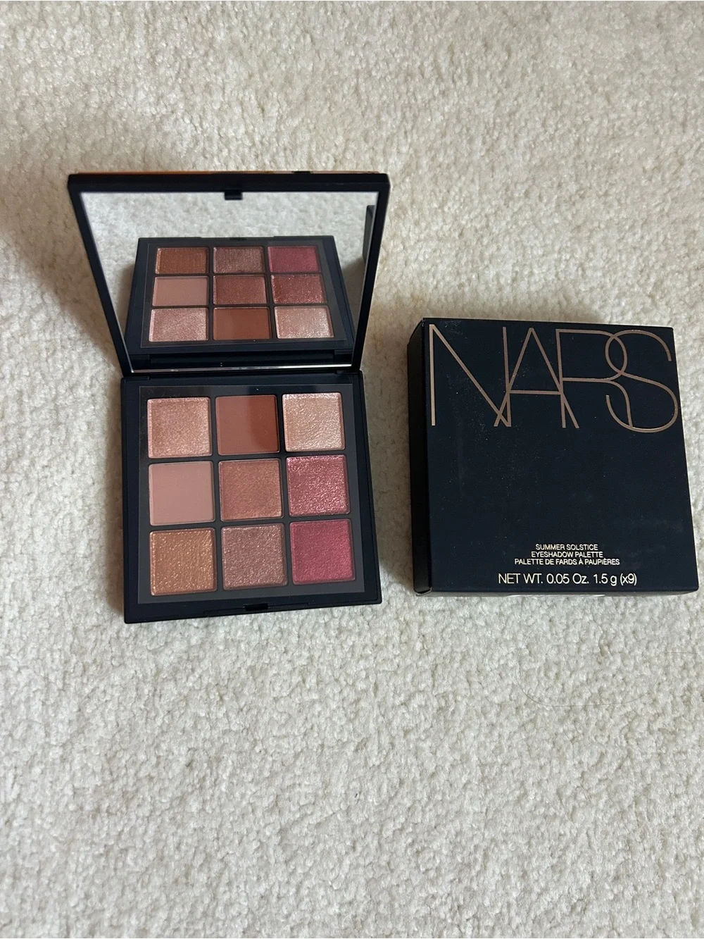NARS Eyeshadow Palette - Rose, Copper & Bronze Shades SUMMER SOLSTICE